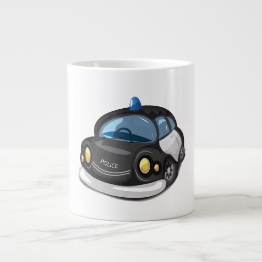 Vintager Polizist Jumbo-Tasse (Vorderseite)