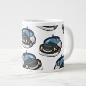 Vintager Polizist Jumbo-Tasse (Vorderseite Rechts)