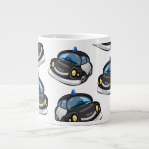 Vintager Polizist Jumbo-Tasse