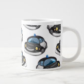 Vintager Polizist Jumbo-Tasse (Rechts)