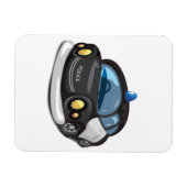 Vintager Polizist Magnet (Horizontal)