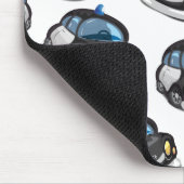 Vintager Polizist Mousepad (Ecke)