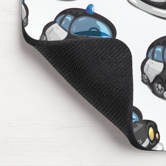 Vintager Polizist Mousepad (Ecke)