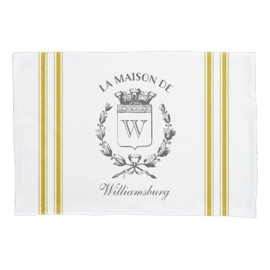 Vintager Pollenkoffer Kissenbezug (Vorderseite-Links)