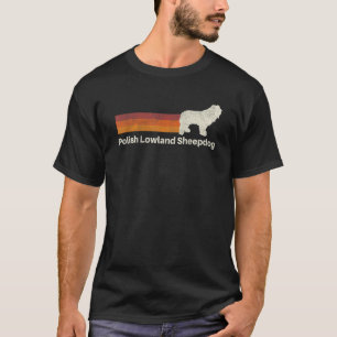 Vintager polnischer Lowland Sheepdog Retro Mama Va T-Shirt