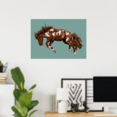 Vintager Pony Poster (Heimbüro)