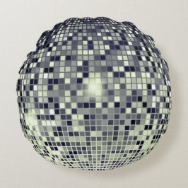 Vintager Pop Art Diskothek - Retro Art Rundes Kissen