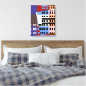 Vintager Pop Kunst Städtische Leinwand (Insitu (Schlafzimmer))
