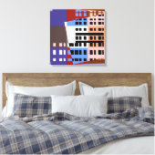 Vintager Pop Kunst  Städtische Leinwand (Insitu (Schlafzimmer))