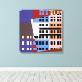 Vintager Pop Kunst  Städtische Leinwand (Insitu (Holzboden))