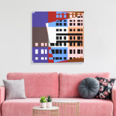 Vintager Pop Kunst  Städtische Leinwand (Insitu (Wohnzimmer))