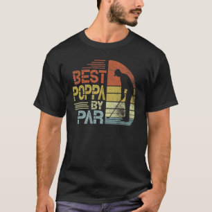 Vintager Poppa am Par Vatertag T-Shirt