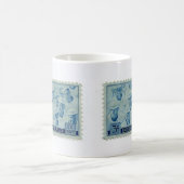 Vintager Porto-Briefmarke-Kaffeebecher Kaffeetasse (Mittel)