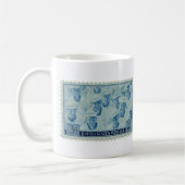 Vintager Porto-Briefmarke-Kaffeebecher Kaffeetasse (Links)