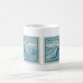 Vintager Porto-Briefmarke-Kaffeebecher Kaffeetasse (Mittel)