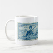 Vintager Porto-Briefmarke-Kaffeebecher Kaffeetasse (Links)