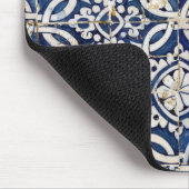 Vintager Portugiese Azulejo Mousepad (Ecke)