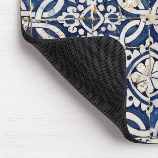 Vintager Portugiese Azulejo Mousepad (Ecke)
