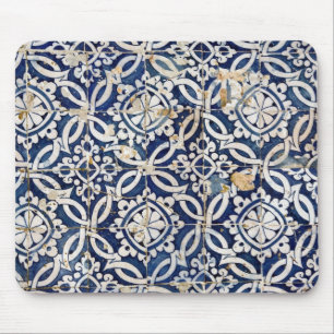 Vintager Portugiese Azulejo Mousepad