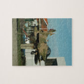 Vintager portugiesischer Kampfjet Puzzle (Horizontal)