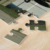 Vintager portugiesischer Kampfjet Puzzle (Seite)