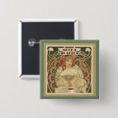 Vintager Poster-Button Button (Vorne & Hinten)