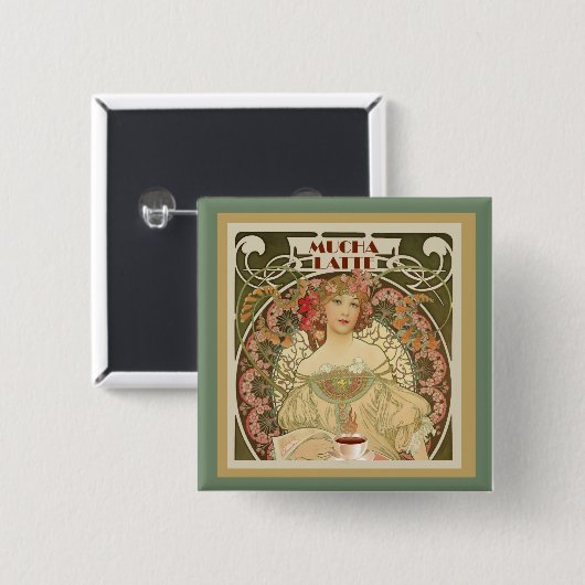 Vintager Poster-Button Button (Vorne & Hinten)