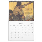 Vintager Poster-Kalender 2013 des Weltkriegs Kalender (Mär 2027)