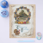 Vintager Postkartenurlaub Türkei Flyer (Einzeln)