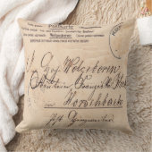 Vintager Postkartenwirbel Kissen (Decke)