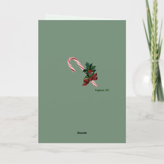 Vintager Postmann Weihnachten (Rückseite)