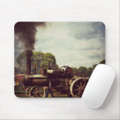 Vintager Power aus Dampf, Vintager Traktor Mousepad (Mit Mouse)