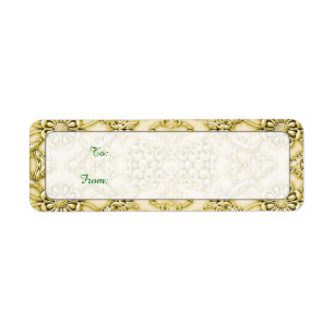 Vintager prägeartiger metallischer