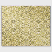 Vintager prägeartiger metallischer geschenkpapier (Flach)