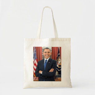 Vintager Präsident Barack Obama Portrait Tragetasche