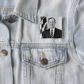 Vintager Präsident George Herbert Walker Bush Button (Beispiel)