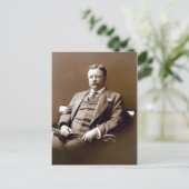 Vintager Präsident Theodore Teddy Roosevelt Postkarte (Stehend Vorderseite)