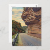 Vintager Preisverleih Drive Ozarks Weihnachten Mis Postkarte (Vorne/Hinten)