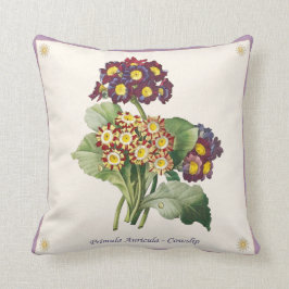 Vintager Primula Auricula - Cowslip Pilz Kissen