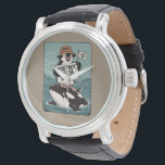 Vintager Protest gegen Penguin-Aktivismus Armbanduhr<br><div class="desc">Vintager Protest gegen Penguin-Aktivismus</div>