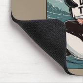 Vintager Protest gegen Penguin-Aktivismus Mousepad (Ecke)