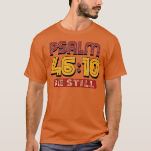 Vintager Psalm 4610 noch Bibel Verse Text T-Shirt