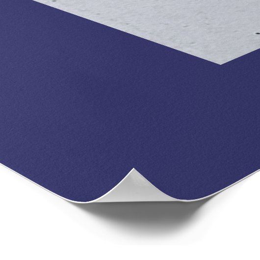 Vintager Pufffisch Poster (Ecke)