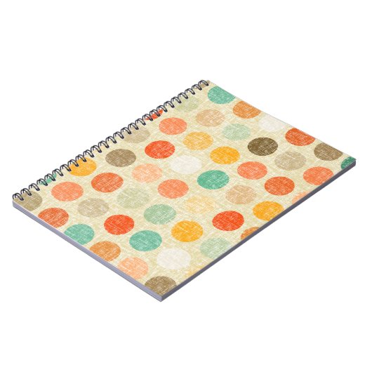 Vintager Punkt Notizblock (Linke Seite)