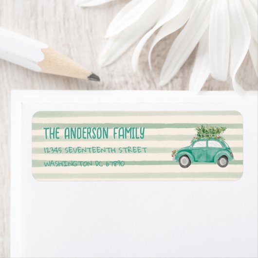 Vintager Quark Car Truck Tree Weihnachtsansprache (Insitu)