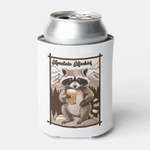 Vintager Raccoon Berg Mischief Außenbezirke Dosenkühler