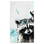 Vintager Raccoon Readers Club Kleine Geschenktüte (Rückseite)