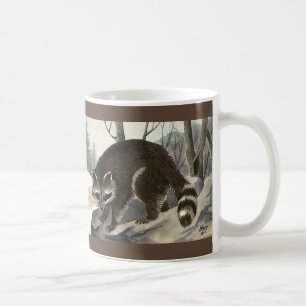 Vintager Raccoon, Wildtiere Kaffeetasse