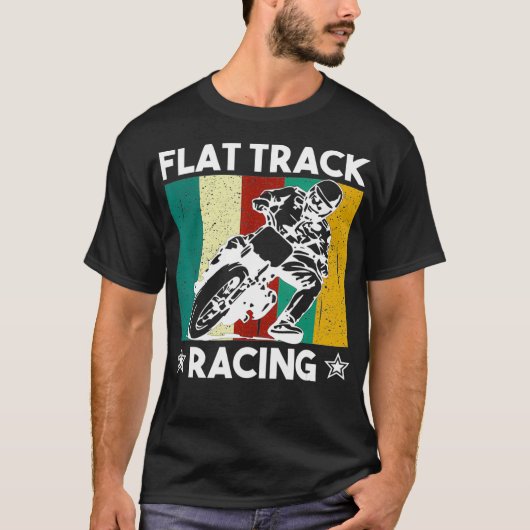 Vintager Racing-Rennfahrer T-Shirt (Vorderseite)
