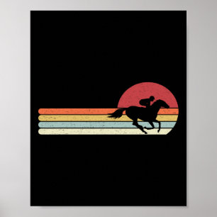 Vintager Racing Retro-Stil Poster
